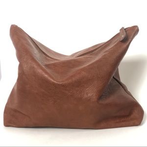 LIKE NEW Free People Large Vegan Leather Clutch